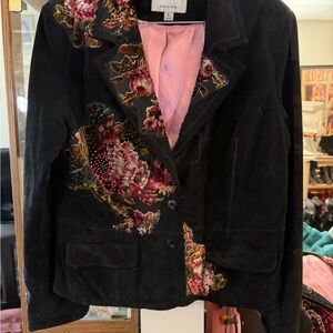 Wilson Black Floral Women's Blazer